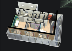 PERSPECTIVE LOGEMENT 3